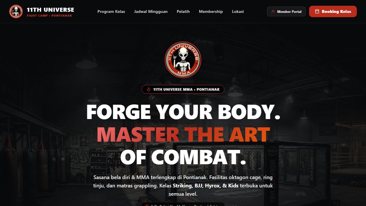 Screenshot hero page 11 Fight Camp Pontianak - Martial Arts Academy, Training Schedule & Booking Platform